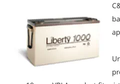 C&D Liberty 1000 Battery