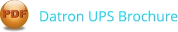 Datron UPS Brochure PDF PDF